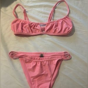 Black Bough Paige pink style bikini size small